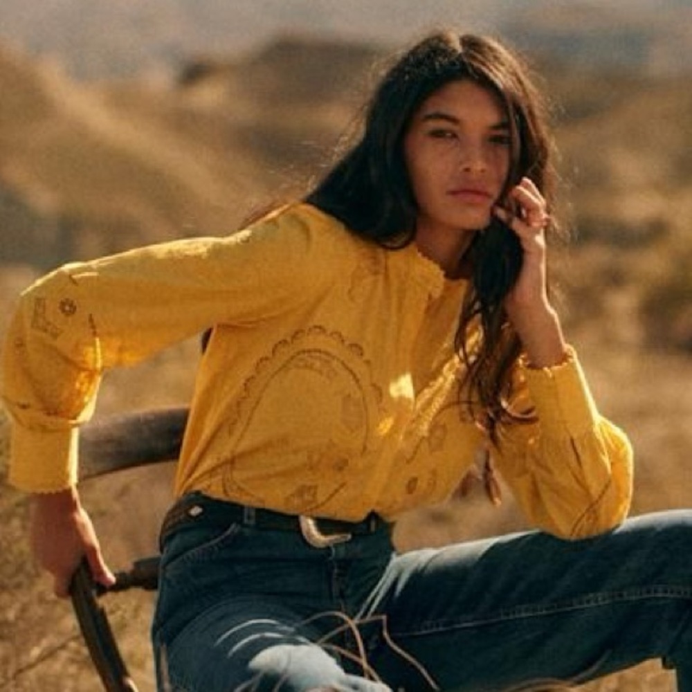 Sezane Caetana Shirt Honey
